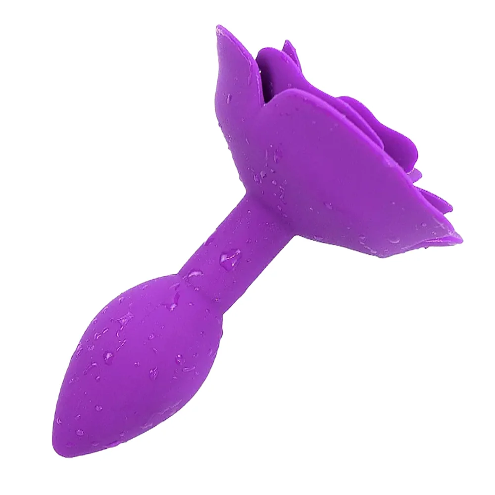 Plug Anal em Silicone com Formato de Flor (DB019) Tamanho P — foto 1