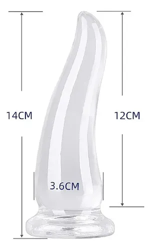 Plug Anal em Silicone - Formato de Cone - 14,0x3,6cm (8445) — foto 3