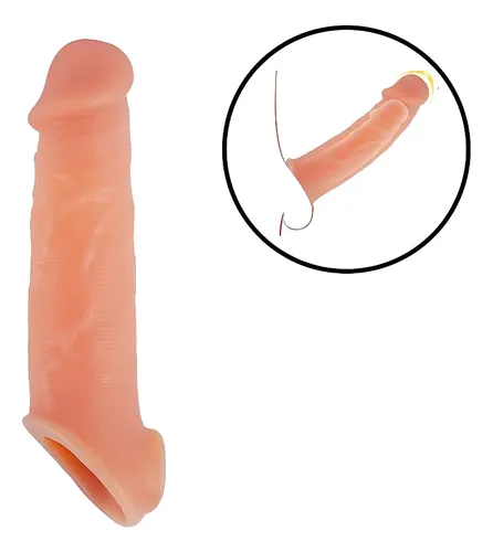 Capa Peniana com Anel de Silicone - 18,0 x 4,0cm (9701) — foto 1