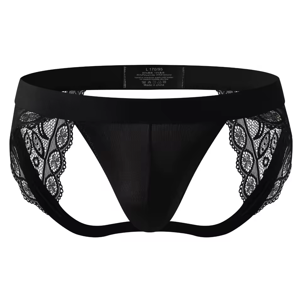 Jockstrap (M) em renda — foto 1