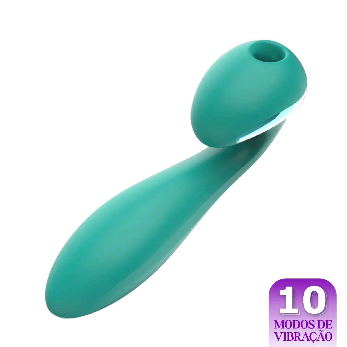 Vibrador com Cabeça pulsadora de Clitóris (HOMI-259) — foto 2