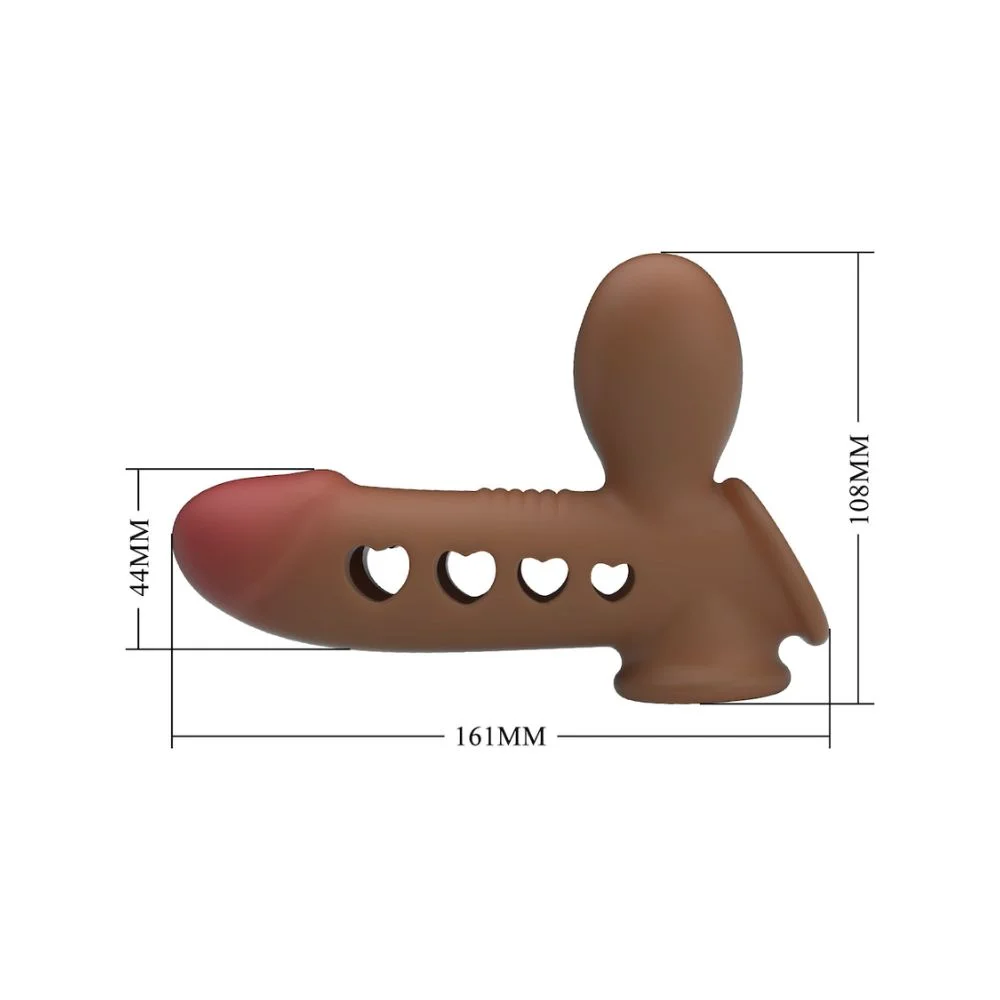 Capa Peniana/Inflável com Anel de Escroto - 16.1 X 4.4 cm (9059) Pretty Love — foto 6
