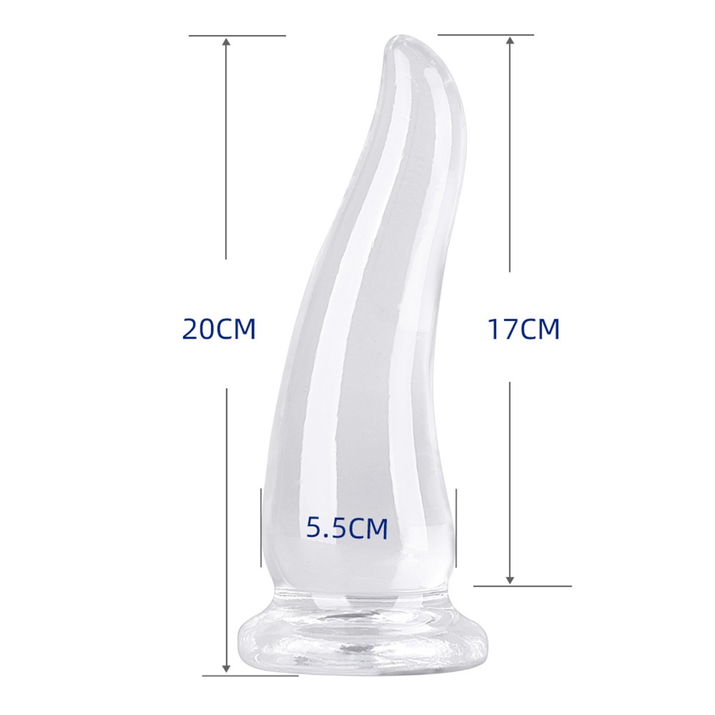 Plug Anal em Silicone - Formato de Cone - 20,0x5,5cm (8447) — foto 2