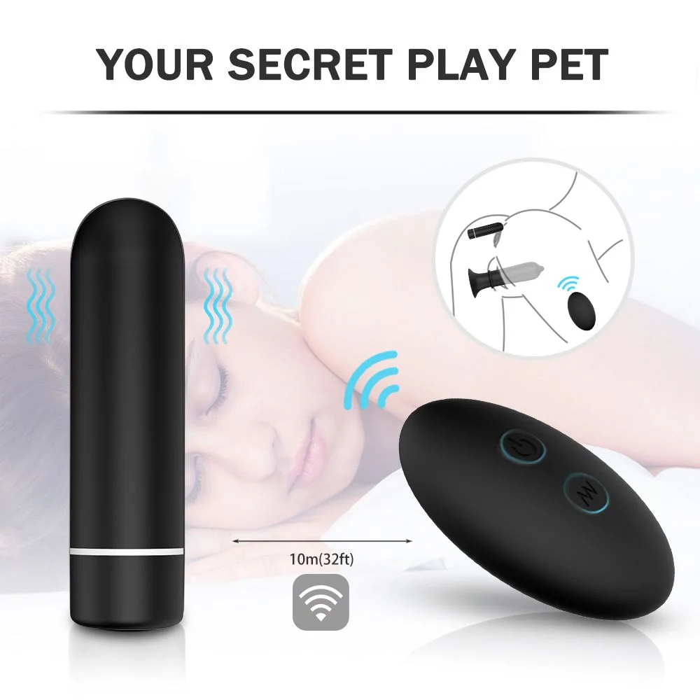 Plug Anal com Vibrador Bullet Controle Remoto (S108-2) — foto 6