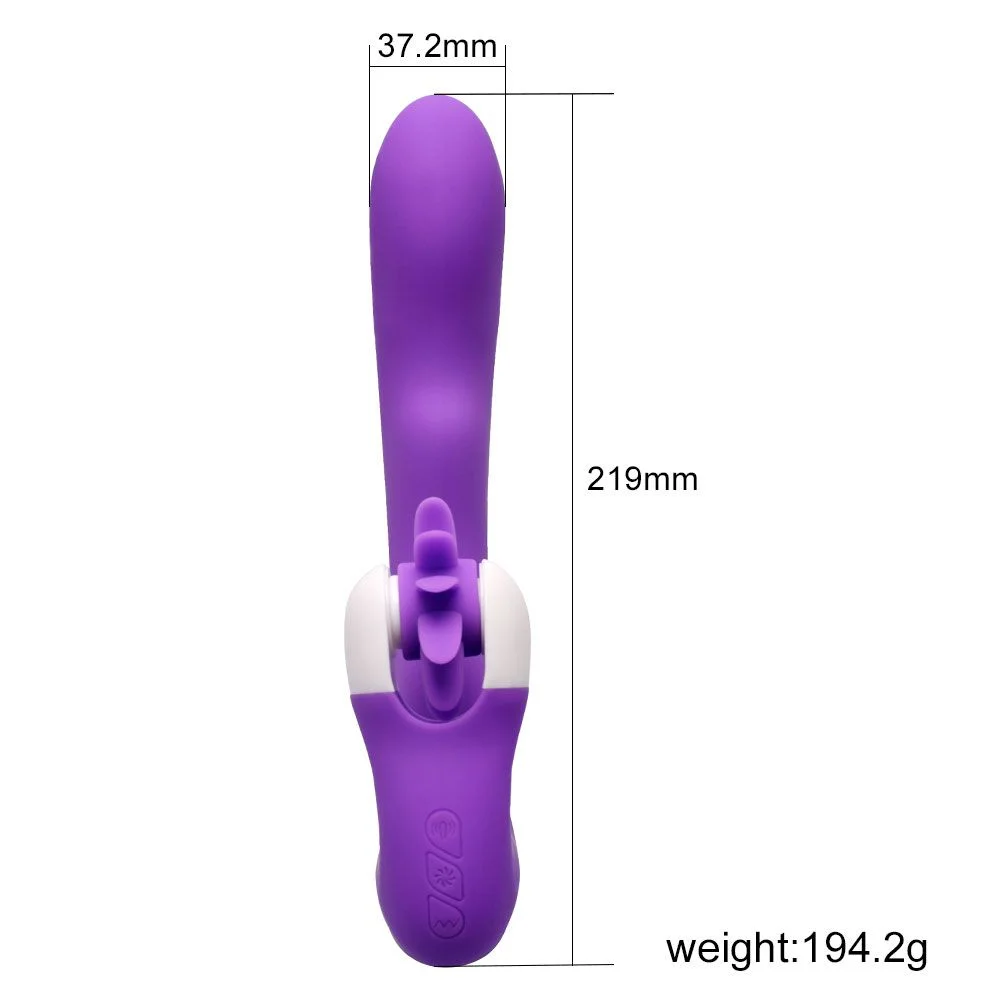 Vibrador com Língua Estimuladora de Clitóris e Aquecimento (ZD007) — foto 2