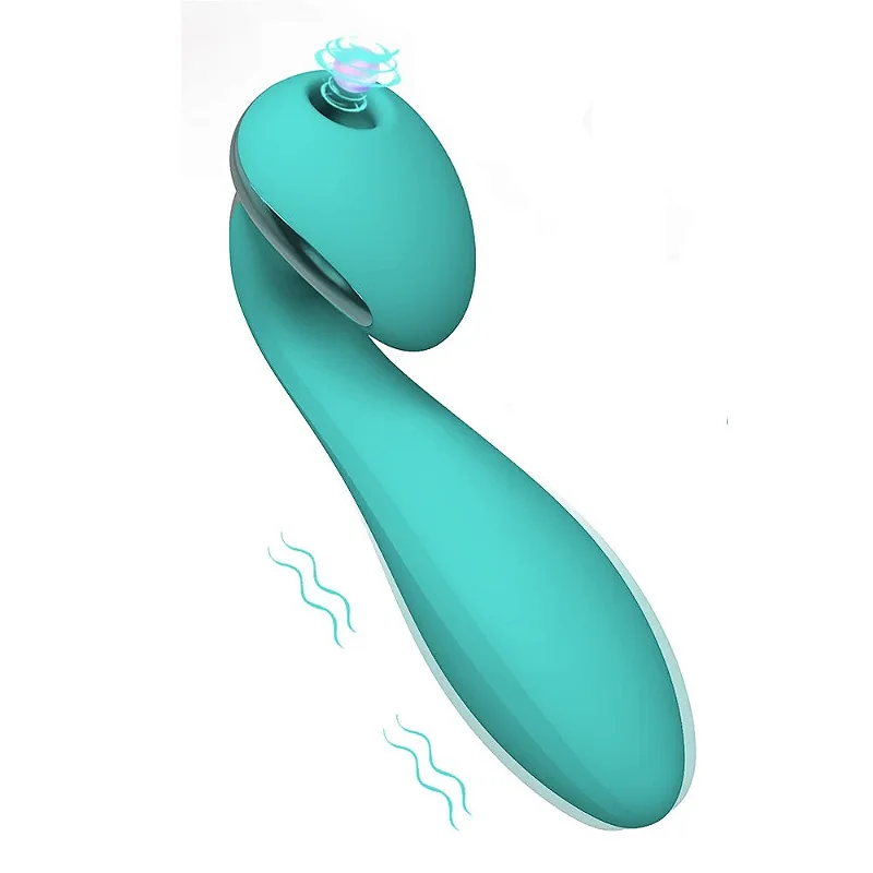Vibrador com Cabeça pulsadora de Clitóris (HOMI-259) — foto 1