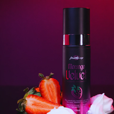 ÓLEO DE MASSAGEM MORANGO VELVET 120ML — foto 1
