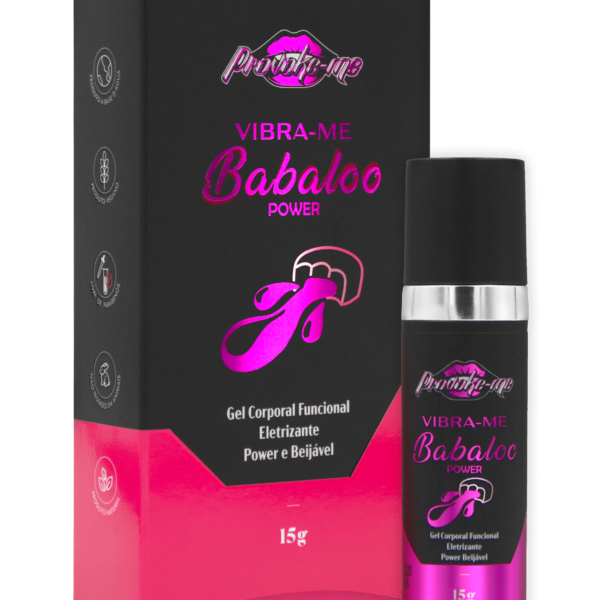 VIBRA-ME BABALOO POWER GEL ELETRIZANTE BEIJÁVEL 15G