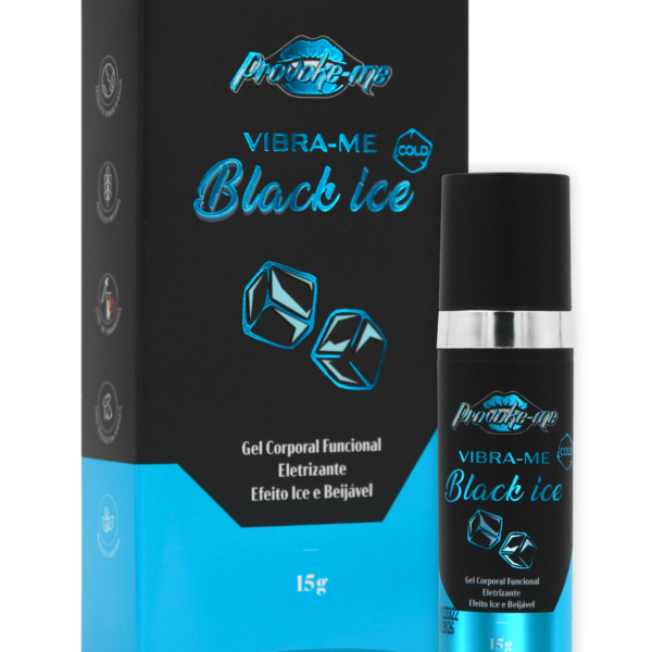VIBRA-ME BLACK ICE COLD GEL ELETRIZANTE BEIJÁVEL 15G