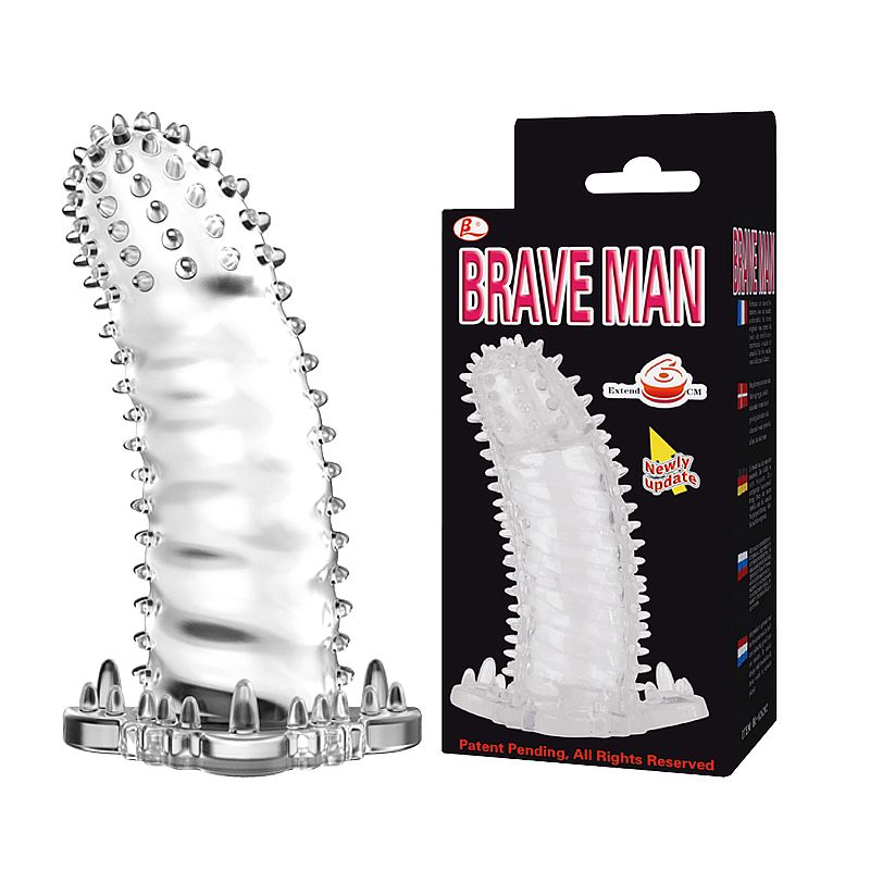 Capa Peniana com Textura - Brave Man (6624) — foto 1