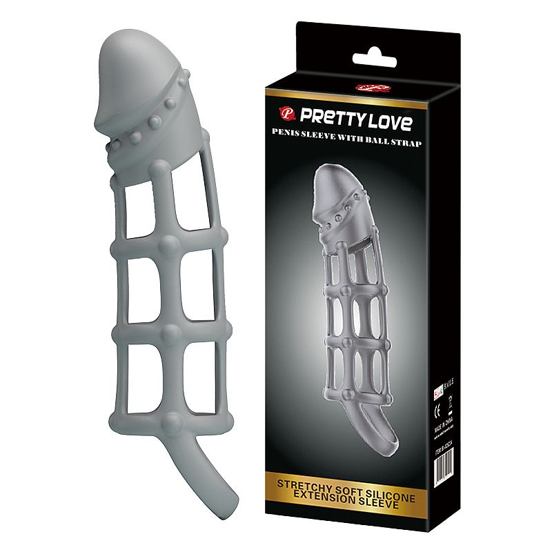Capa Peniana - Penis Sleeve With Ball Strap (6318) Pretty Love — foto 6