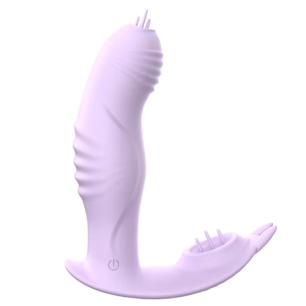 Vibrador duplo com lingua e controle remoto (3308) recarregáveis — foto 5