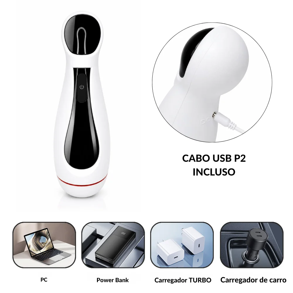 Masturbador automático com sucção e vibração (6446) recarregável — foto 9