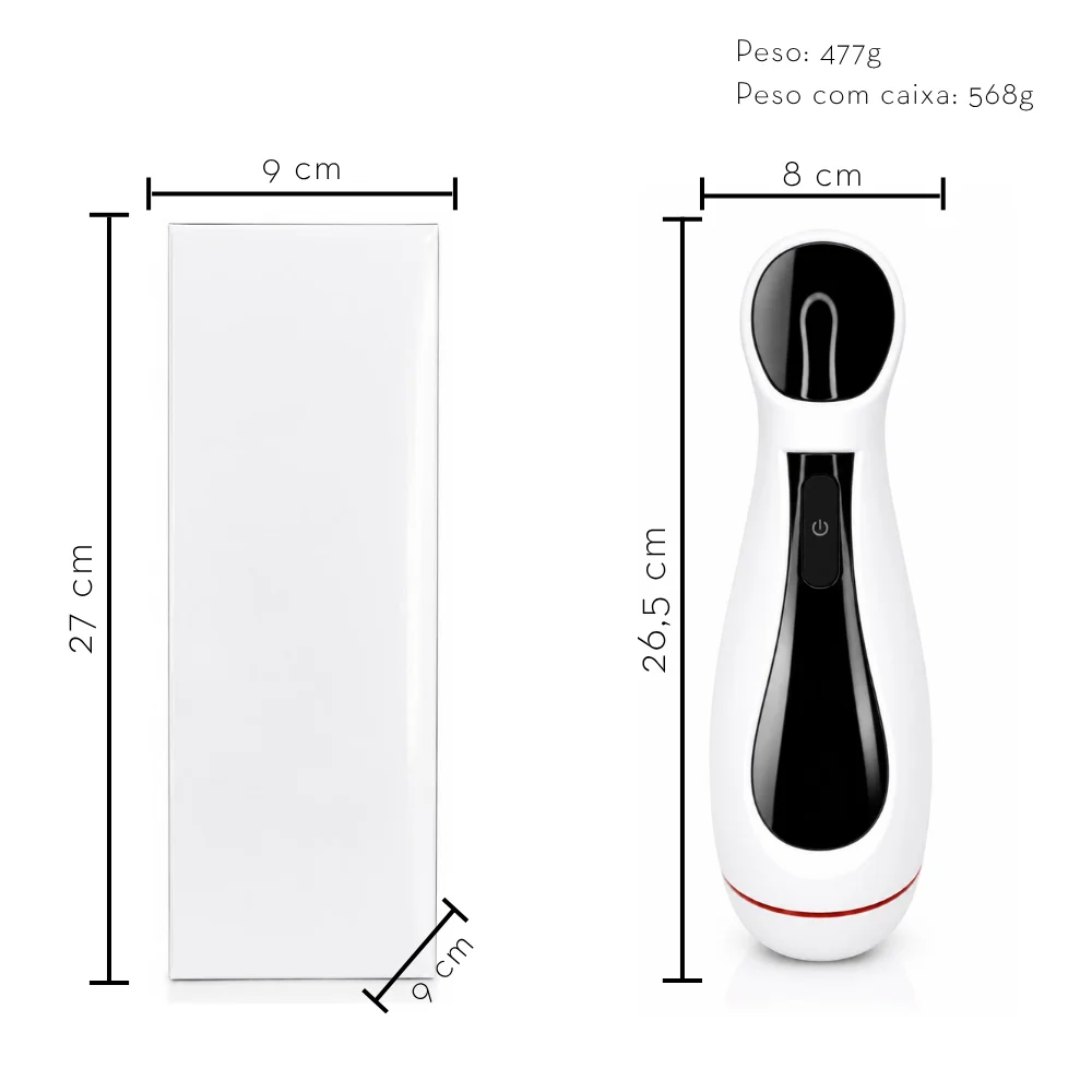 Masturbador automático com sucção e vibração (6446) recarregável — foto 10