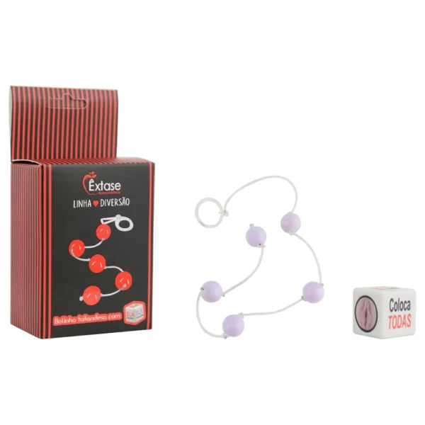 Kit Bolinha Tailandesa P Com Dadinho - lilás