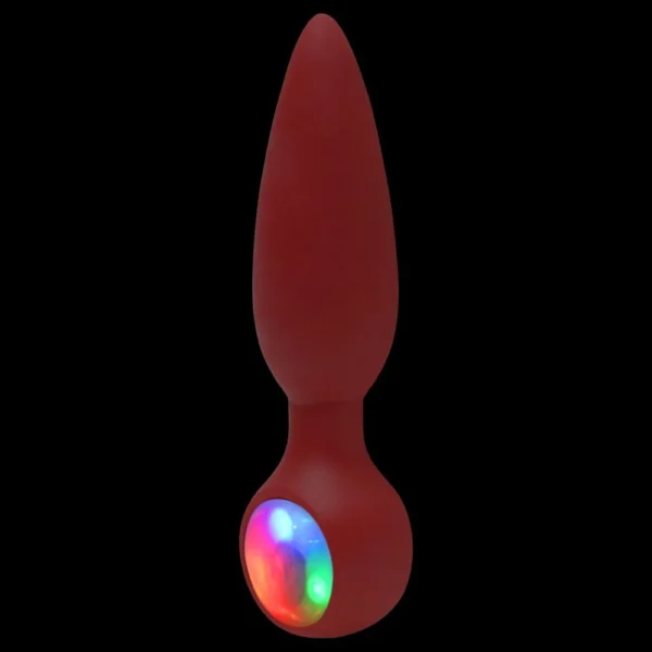 Plug Anal Led Cônico - vermelho