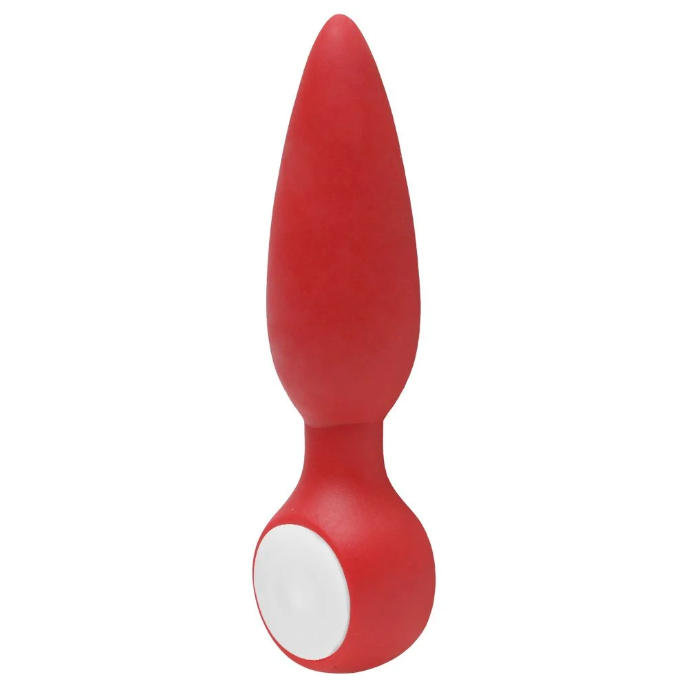 Plug Anal Led Cônico - vermelho — foto 3