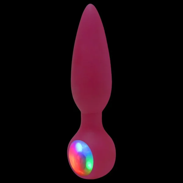 Plug Anal Led Cônico - rosa