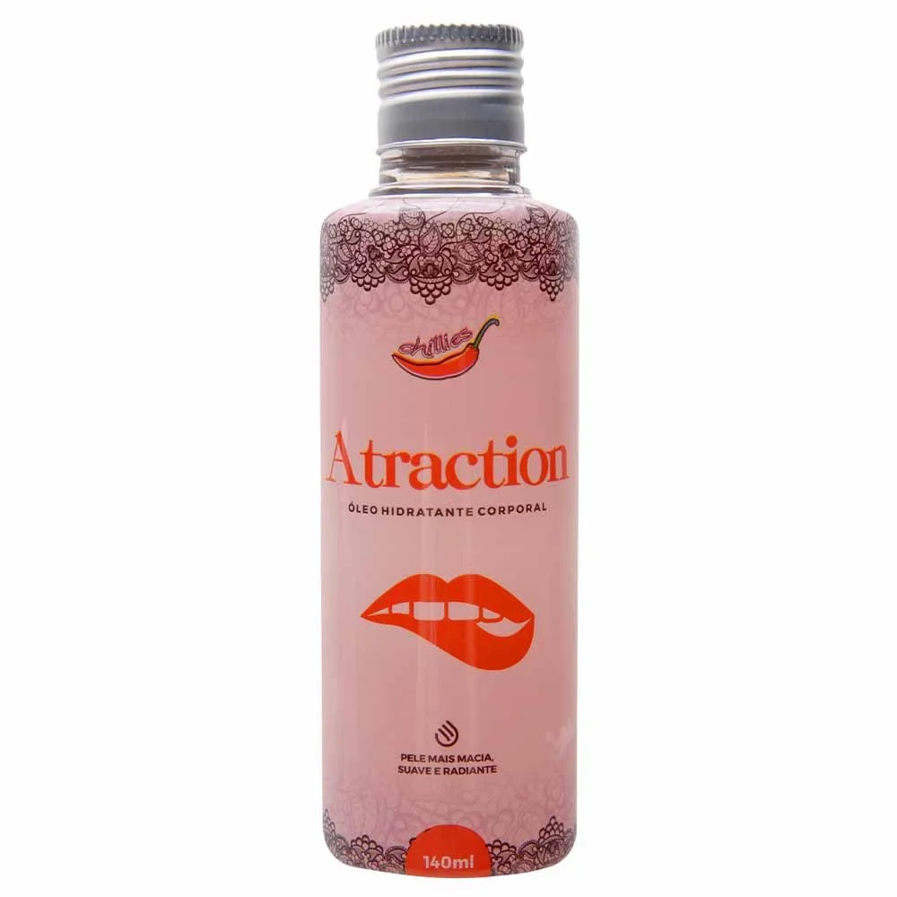 Atraction Óleo Hidratante Sensual 140Ml Chillies — foto 1