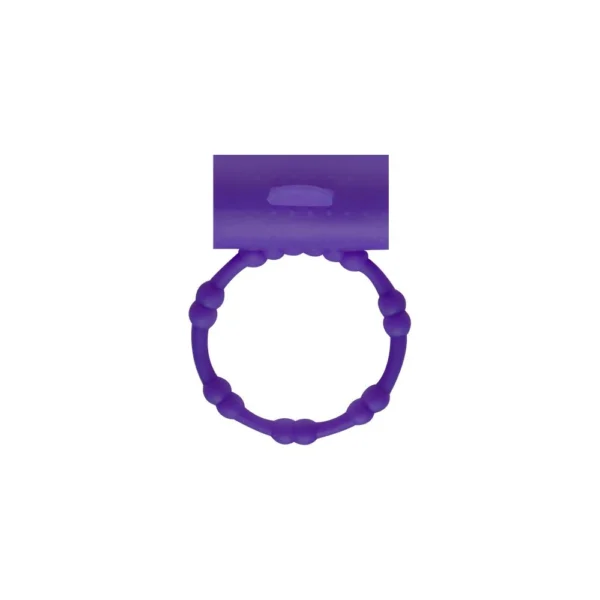 Anel Peniano com Estimulador Língua e com Cápsula Vibratória (AN001B) roxo