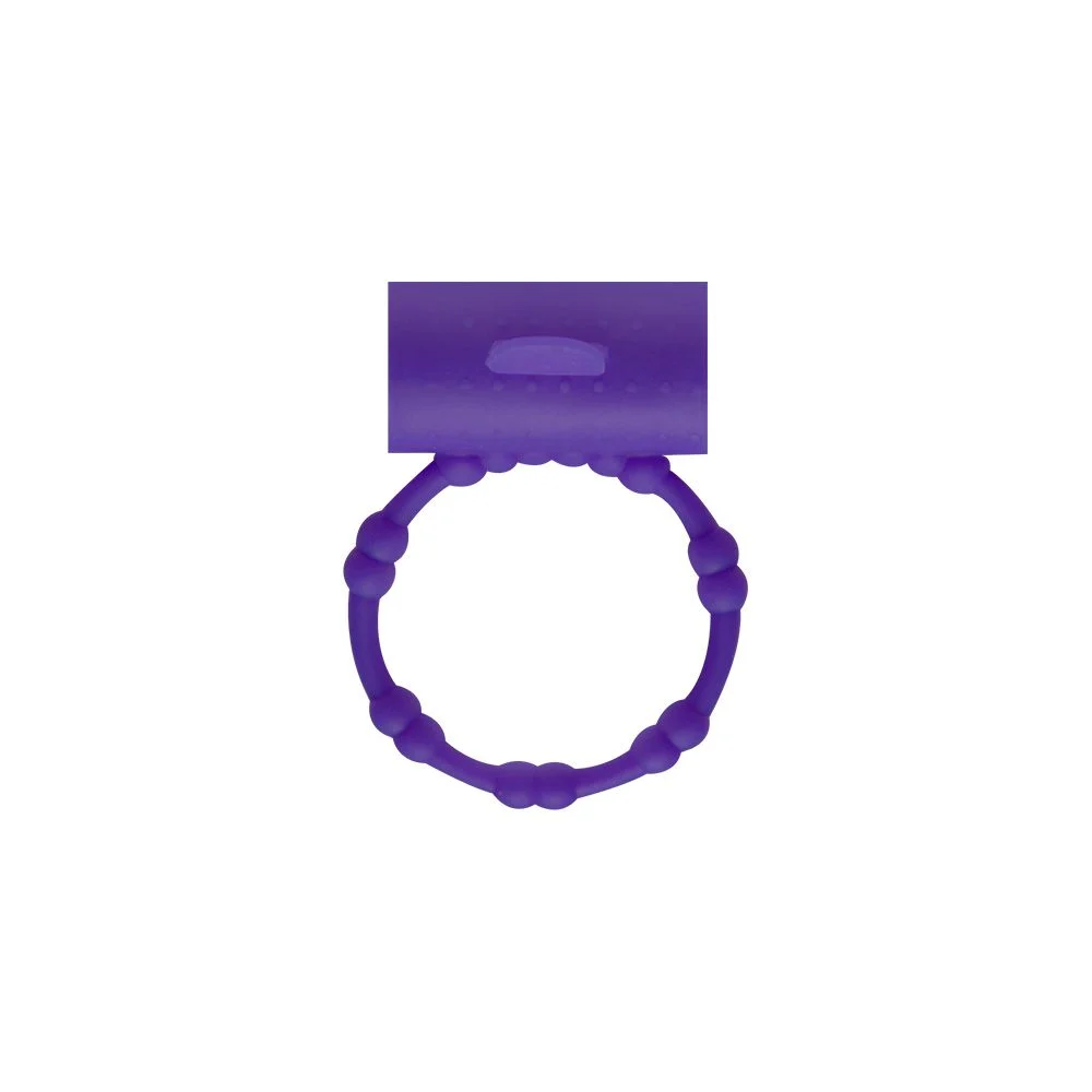 Anel Peniano com Estimulador Língua e com Cápsula Vibratória (AN001B) roxo — foto 1