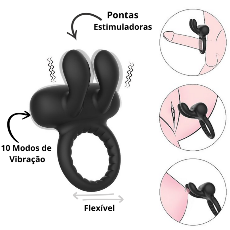 Anel Peniano com Pontas Estimuladoras (8480)