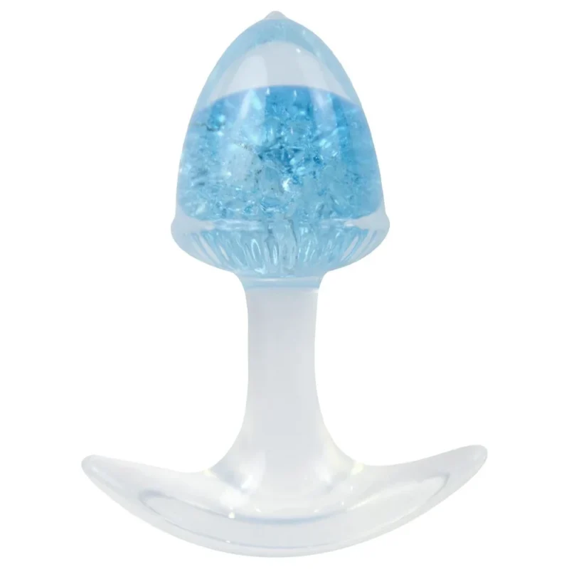 Plug Anal P Bolota Esfera Vidro 8,7 X 6,5Cm (PL149P)