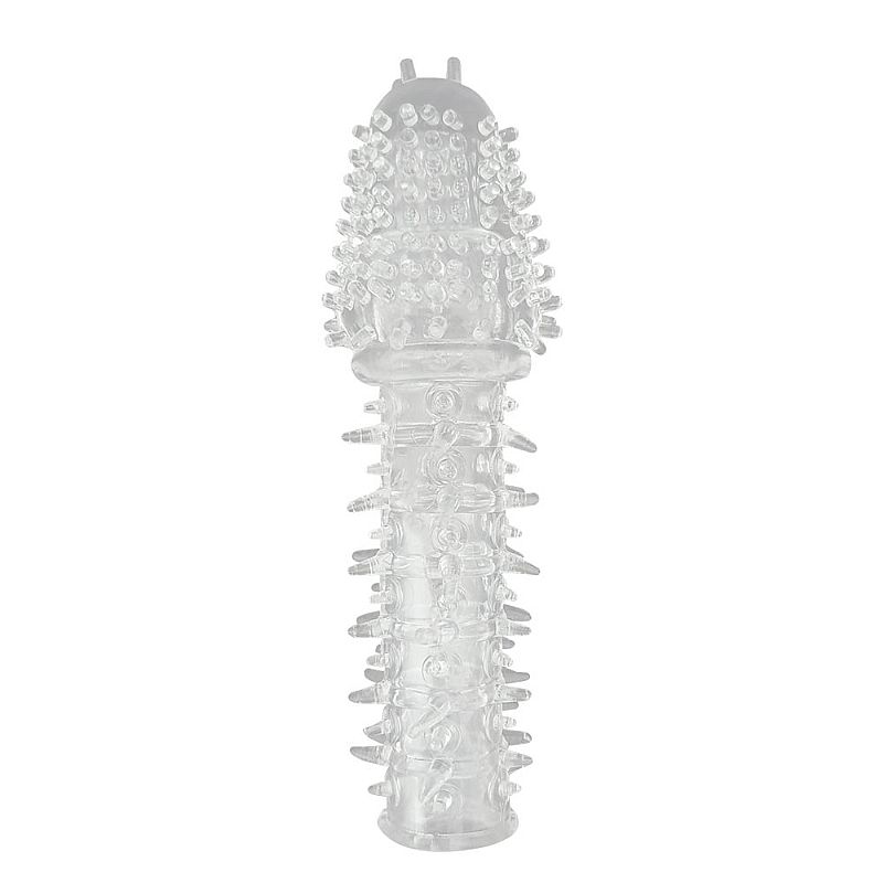 Capa Peniana Texturizada em Jelly - Macia e Flexível 14 cm (1030) — foto 1