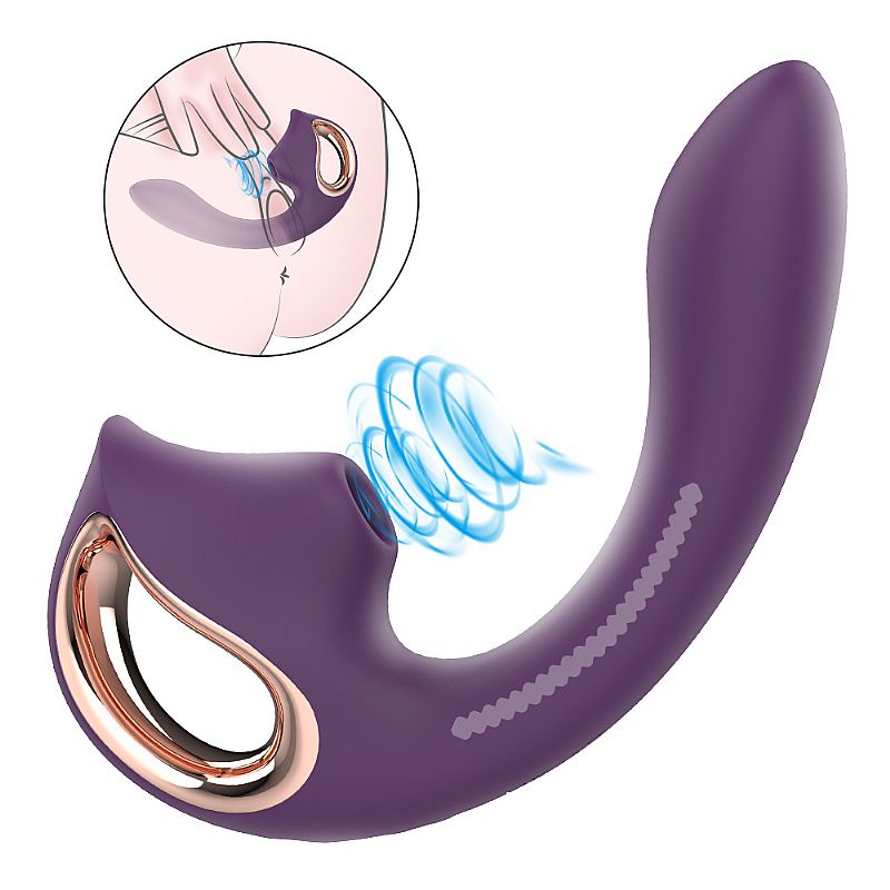Vibrador de Ponto G e Clitóris com Pulsações (7121) recarregável — foto 1