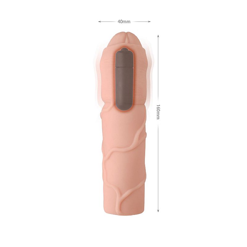 Capa Peniana com Vibrador 16,0x4,0cm (9389) — foto 3