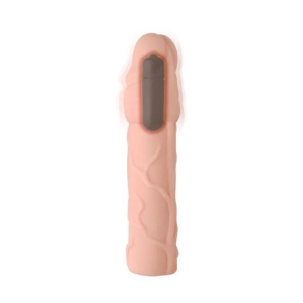 Capa Peniana 17,0x3,5cm C/ Vibrador