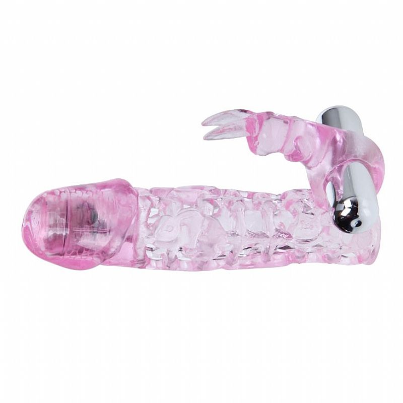 Capa Peniana com Duplo Vibrador 14 cm (1070) Baile — foto 1