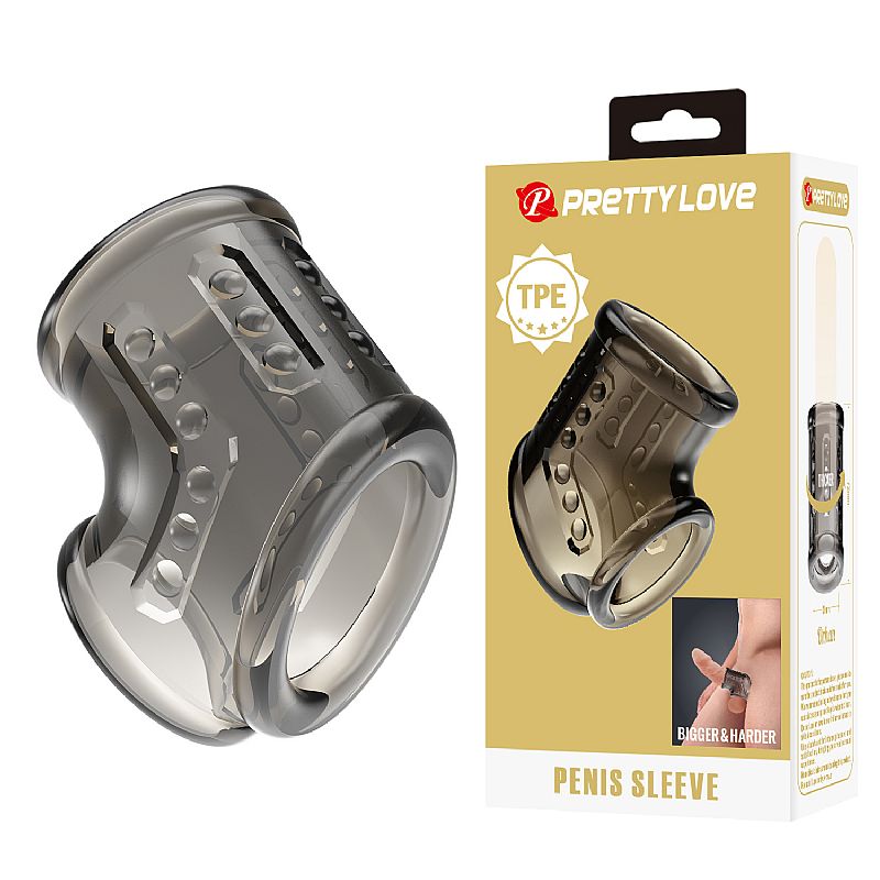 Capa Peniana Vazada com Anel para Escroto - Para Diâmetro 4.7cm (4006) Pretty Love — foto 1