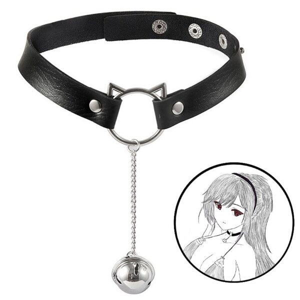 Coleira Bondage Choker com Pingente (9475)