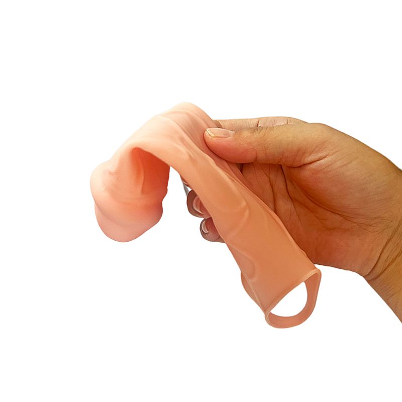 Capa Peniana com Anel de Silicone - 18,0 x 4,0cm (9697) — foto 2