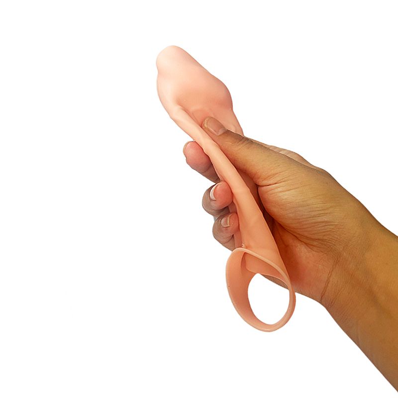 Capa Peniana com Anel de Silicone - 20,0 x 4,2cm (9698) — foto 2