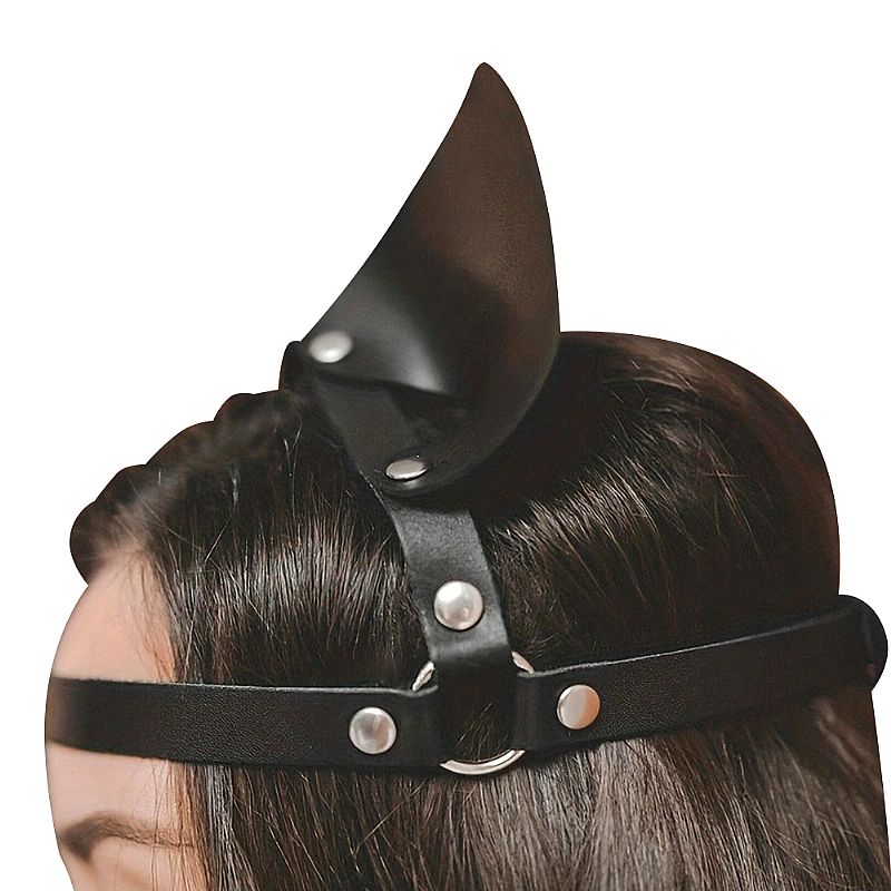 Acessório Harness de Couro - Orelhas de Gato (9630) — foto 2
