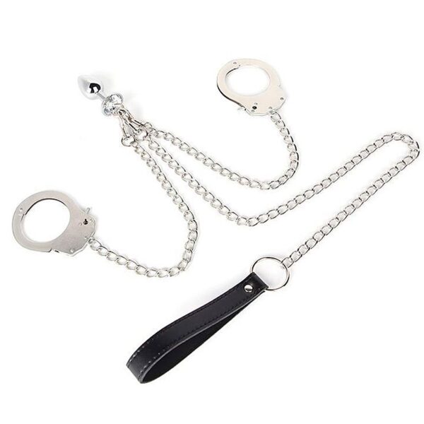 Algema com Plug Anal de Aço com Guia (9684)