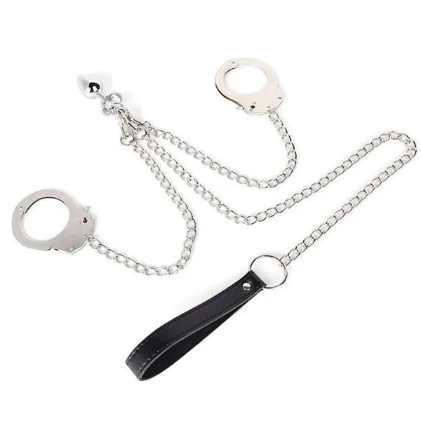 Algema com Plug Anal de Aço com Guia (9684)