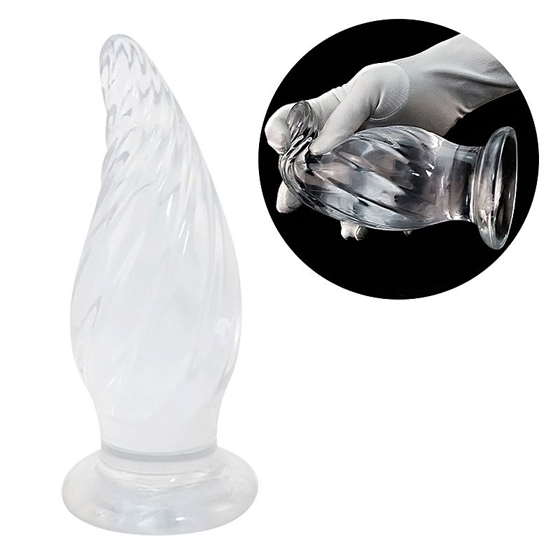 Plug Anal em Silicone - Formato de Cone - 20,0 x 7,3cm (9816) — foto 1