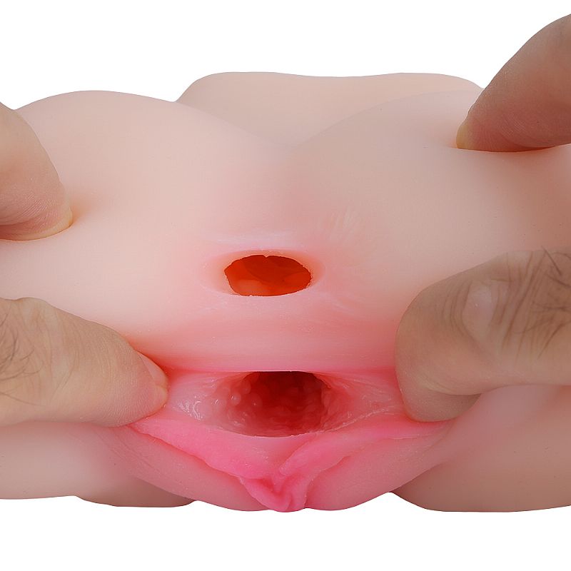 Masturbador Masculino Pequeno - Formato Bunda com Vagina e Ânus - 12,0 x 7,5 (9798) — foto 2