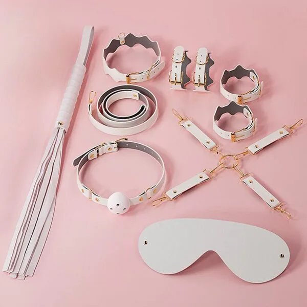 Kit com 8 Itens de Sado - Branco (4148)