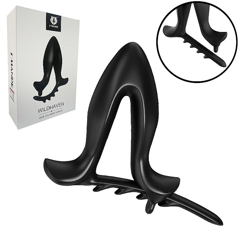 Plug Anal em Silicone com Ajuste/Para Dilatação - Wildhaven (4135) S-Hande — foto 8