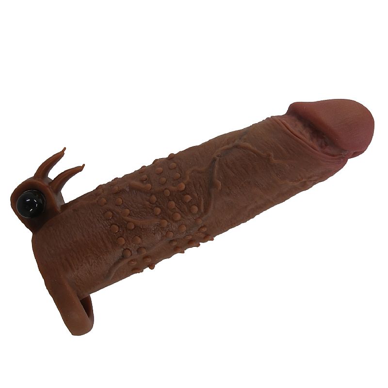 Capa Peniana com Anel de Escroto com Vibro 20.0 x 5.0cm (4203) Pretty Love — foto 1