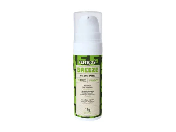 Breeze - Gel Excitante com Jambu e Terpenos - 15g - Feitiços Aromáticos