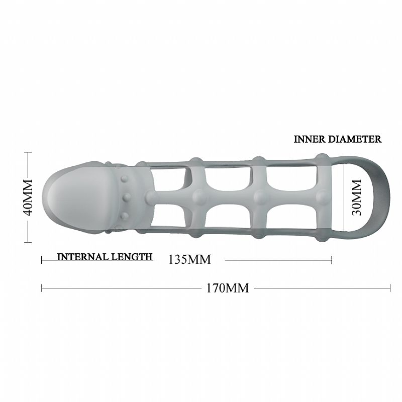 Capa Peniana - Penis Sleeve With Ball Strap (6318) Pretty Love — foto 2