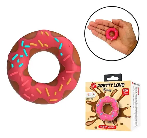 Anel Peniano Formato de Donuts (4017) Para Diâmetro 2.0 cm Pretty Love — foto 1
