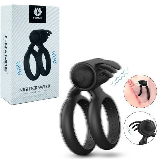 Anel Peniano Duplo com Vibro - Nightcrawler (6714) — foto 6