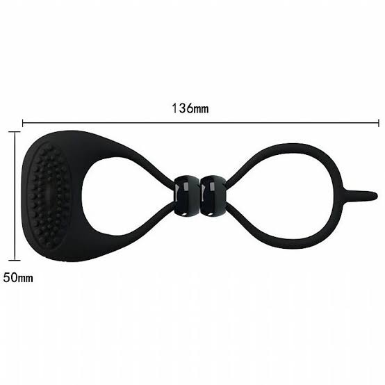 Anel Peniano e Anel para Escroto com Vibrador (1186) Locker - Pretty Love — foto 2