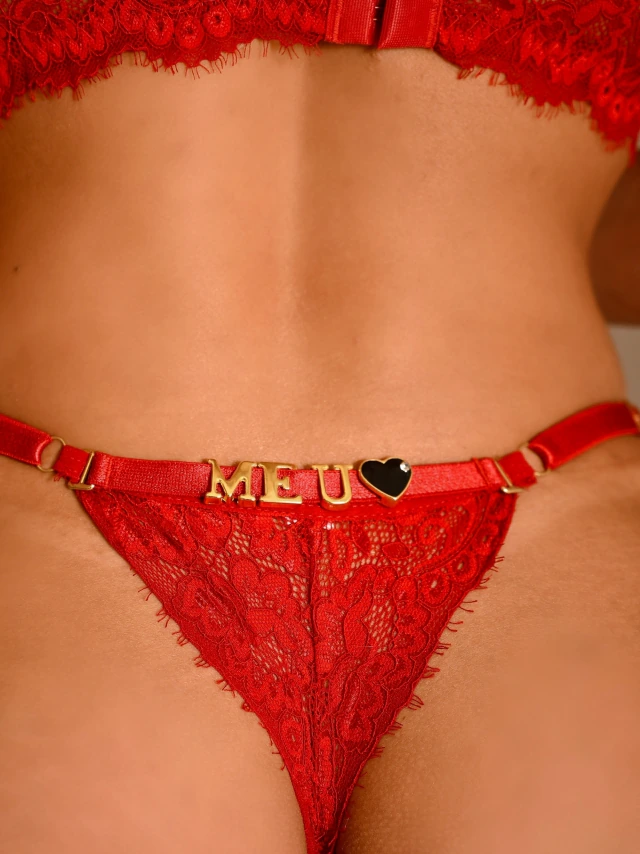 Conjunto (P) com aro e renda personalizavel (letras não inclusas) — foto 3